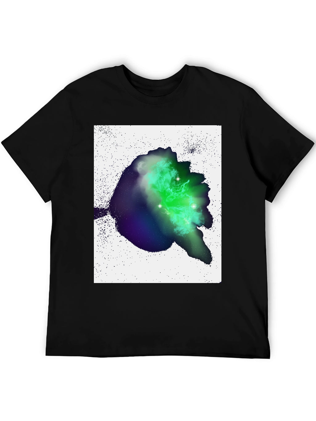 Nebula Graphic Black T-Shirt
