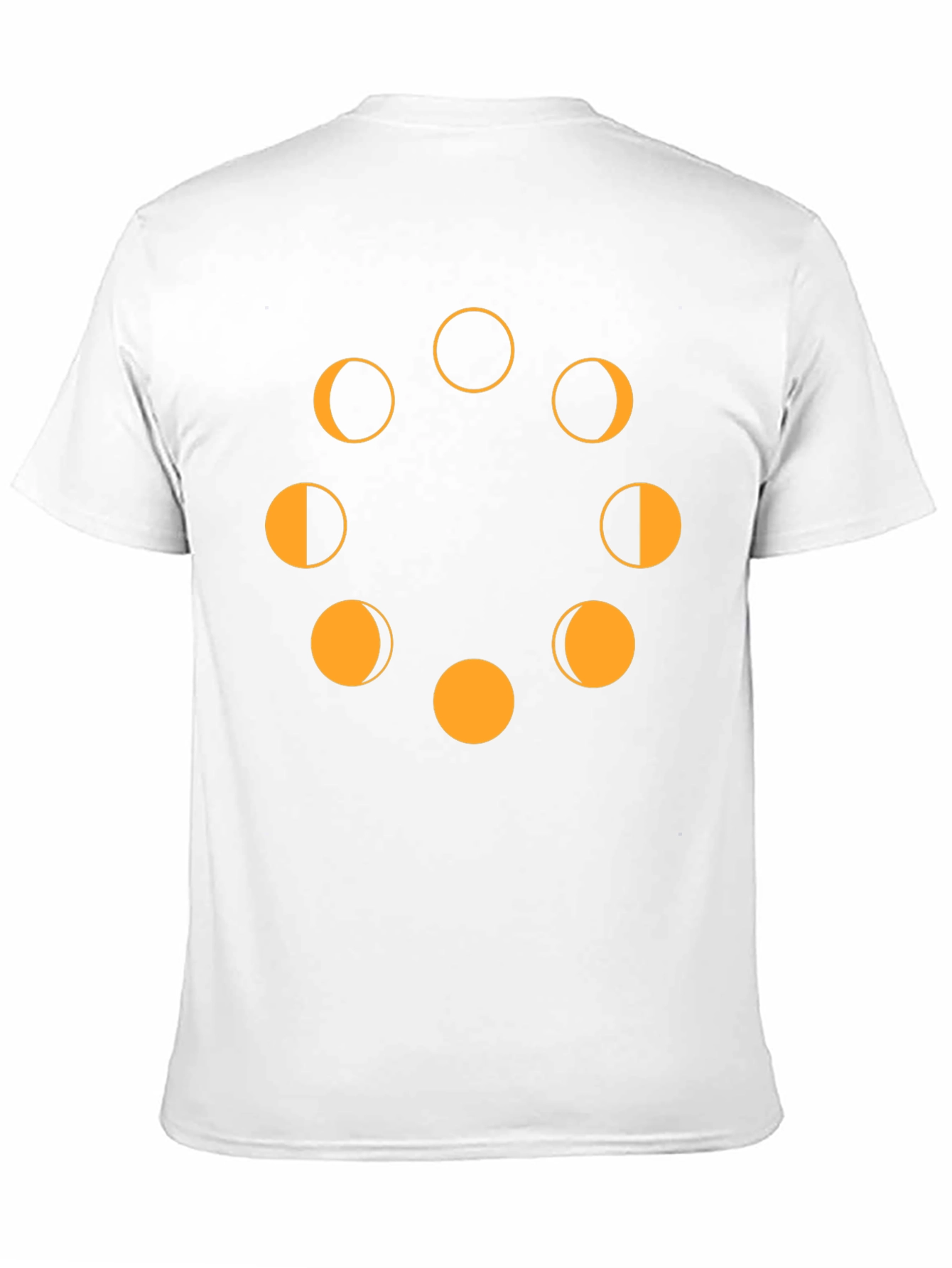 Lunar Phase Graphic Tee - Modern Black T-Shirt
