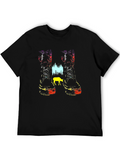 Nature Boots Graphic Tee - Unisex Black T-Shirt
