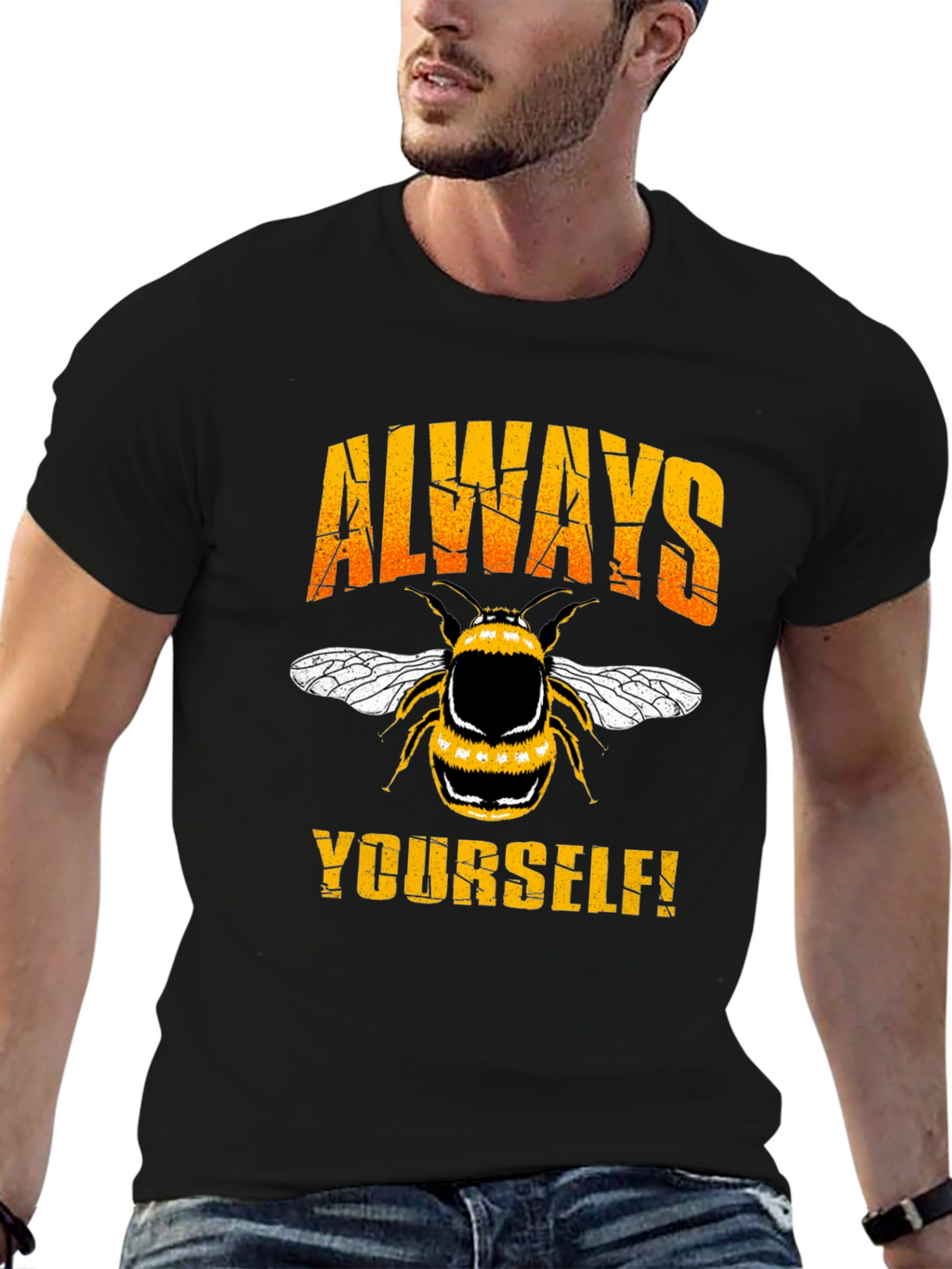 Always Bee Yourself T-Shirt - Motivational Bee Graphic Tee