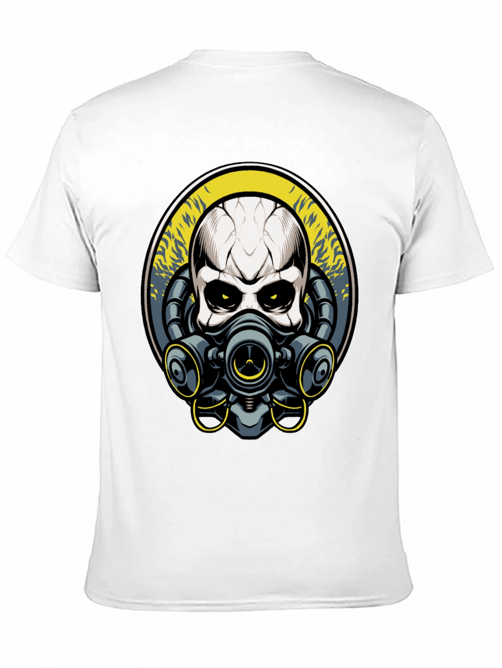 Skull Gas Mask Graphic T-Shirt - Unique Design