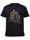 Lord of the Road Skeleton Rider Graphic T-Shirt