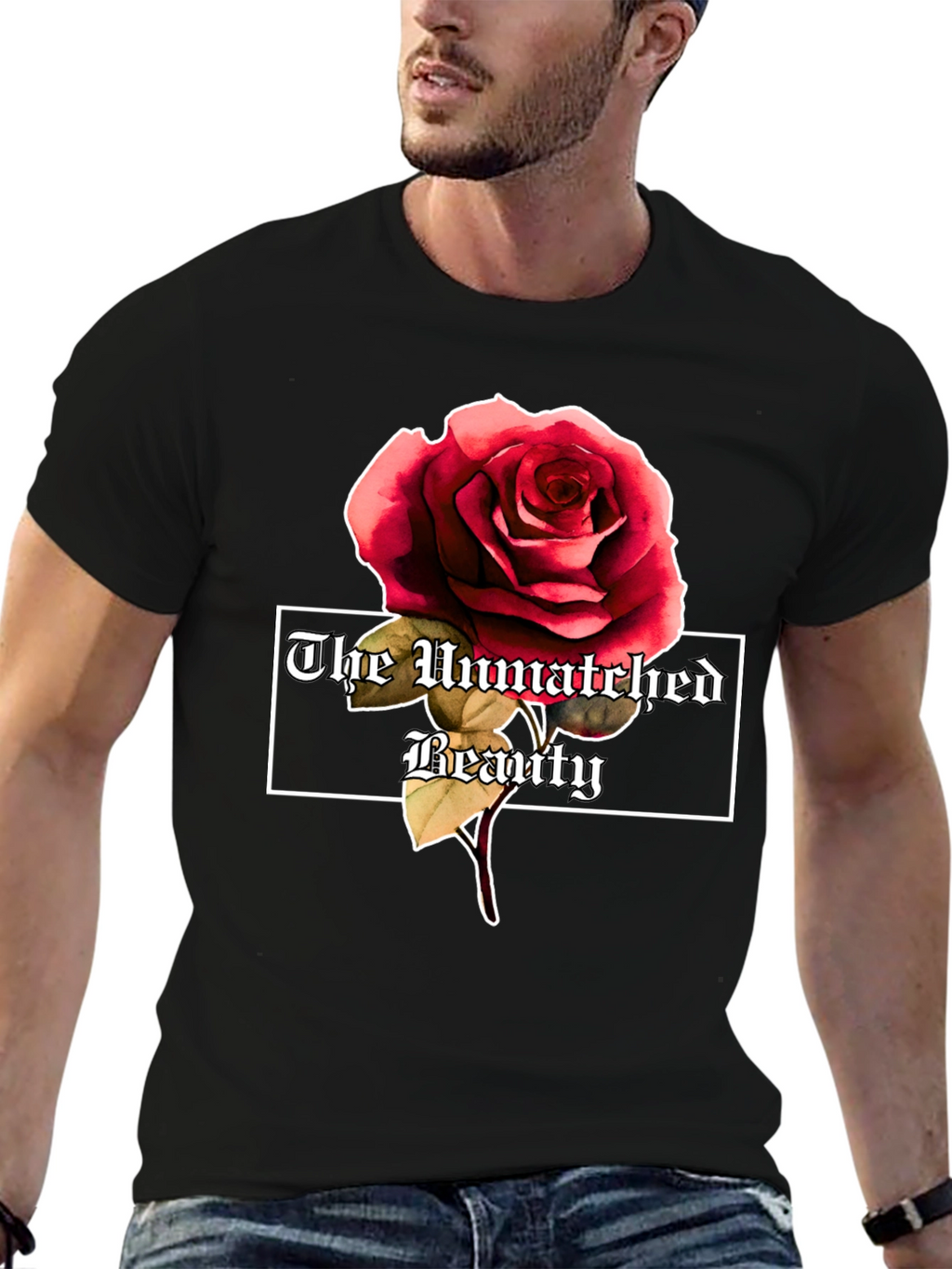 The Unmatched Beauty Rose Graphic Tee