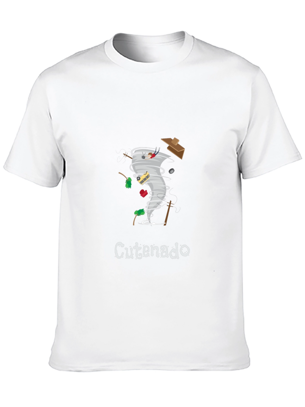 Cute Tornado T-Shirt - Black Graphic Tee