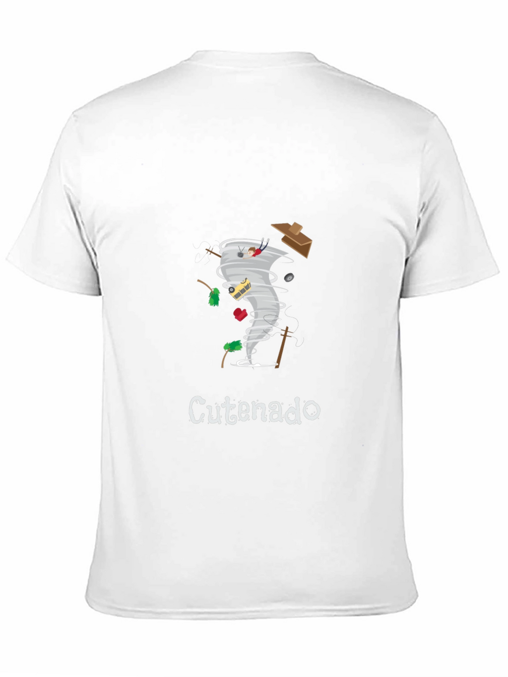 Cute Tornado T-Shirt - Black Graphic Tee
