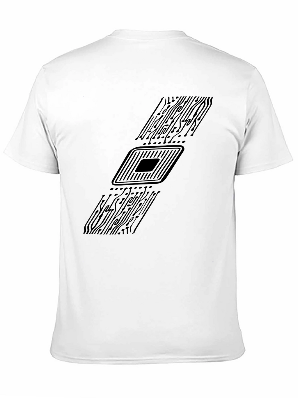 Circuit Board Graphic T-Shirt - Tech Enthusiast Style