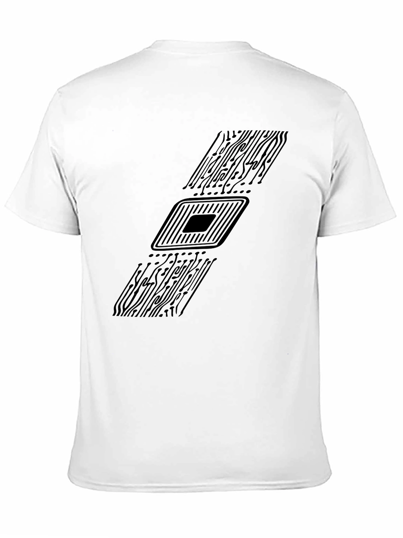 Circuit Board Graphic T-Shirt - Tech Enthusiast Style