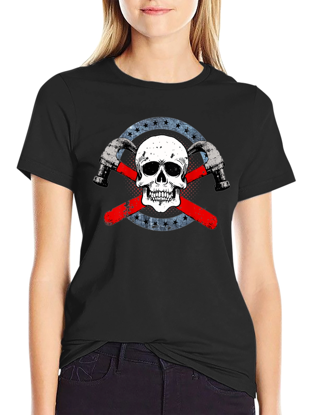 Skull & Hammer Graphic T-Shirt