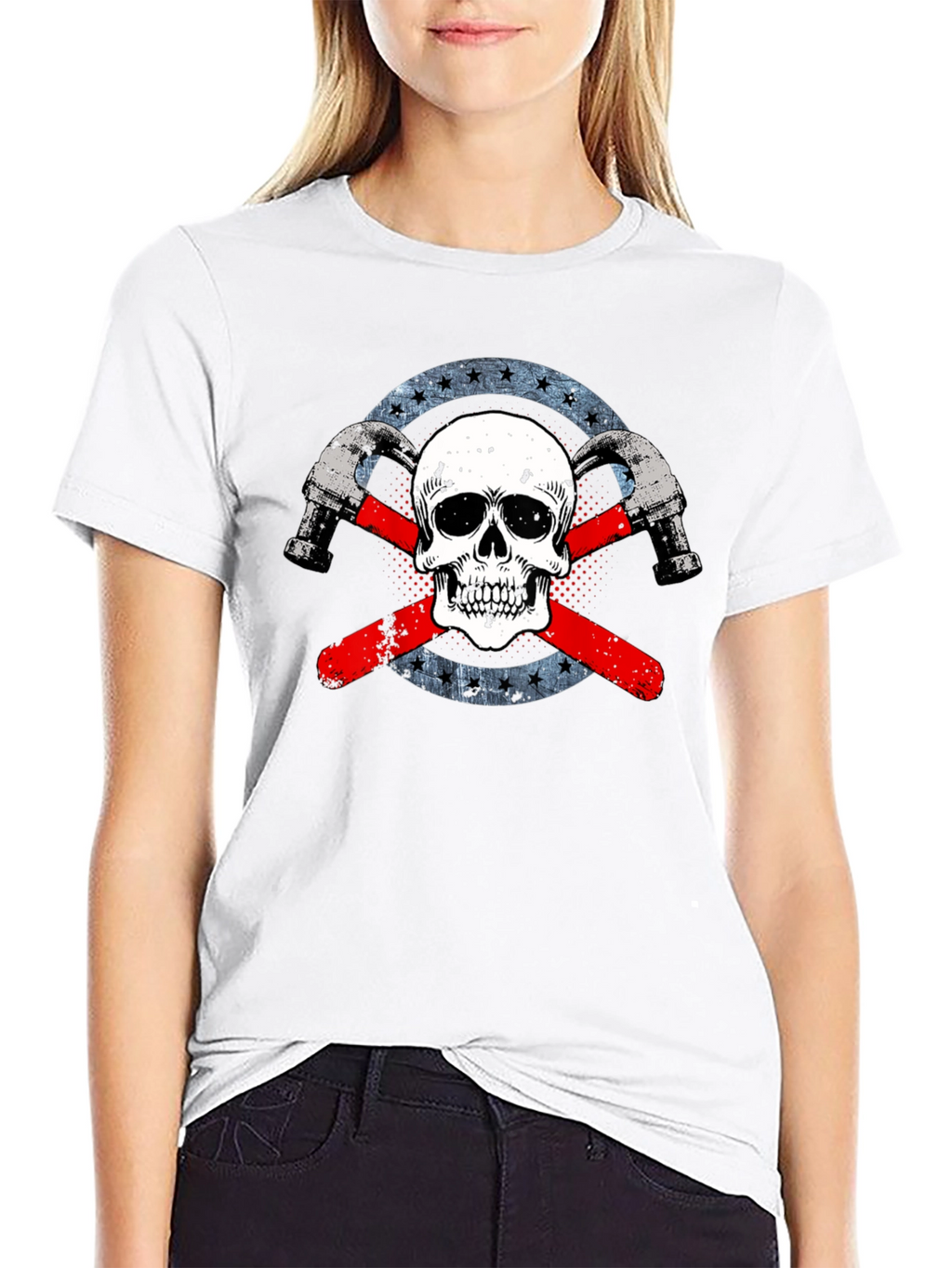 Skull & Hammer Graphic T-Shirt