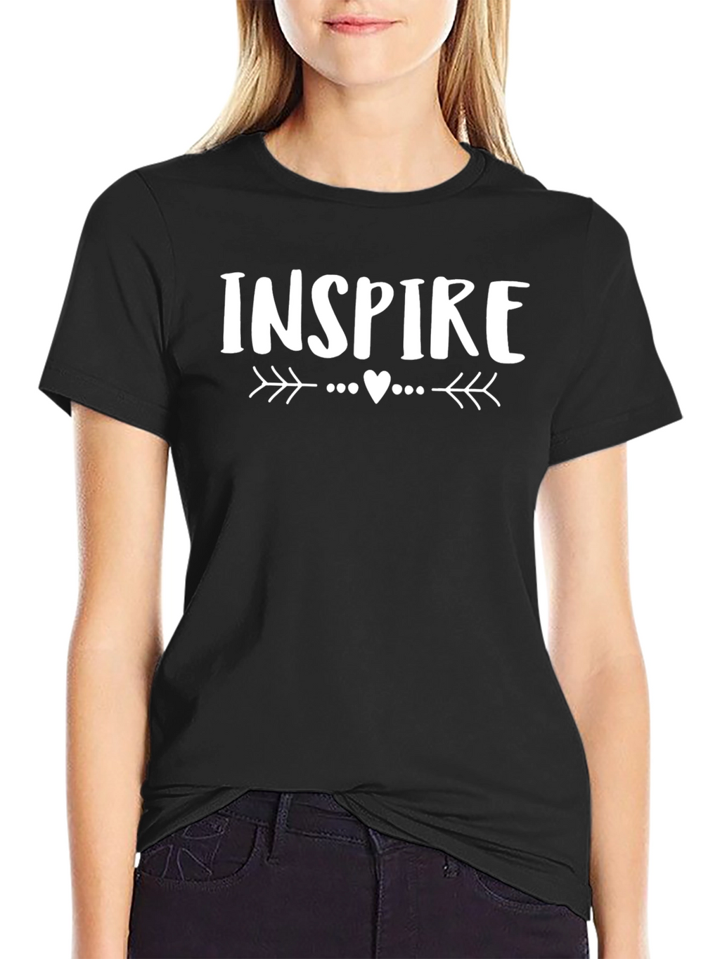 Inspire Graphic Tee - Stylish Crew Neck T-Shirt