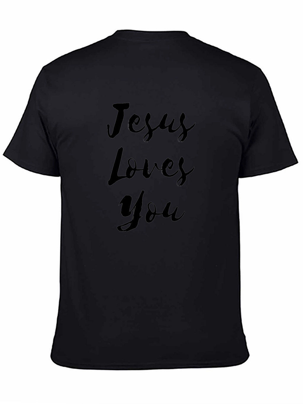 Jesus Loves You Black T-Shirt