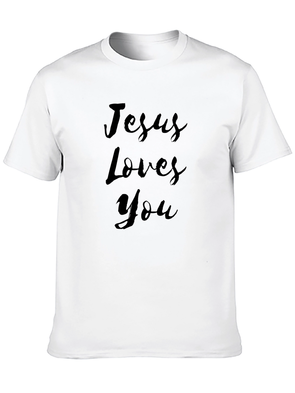 Jesus Loves You Black T-Shirt