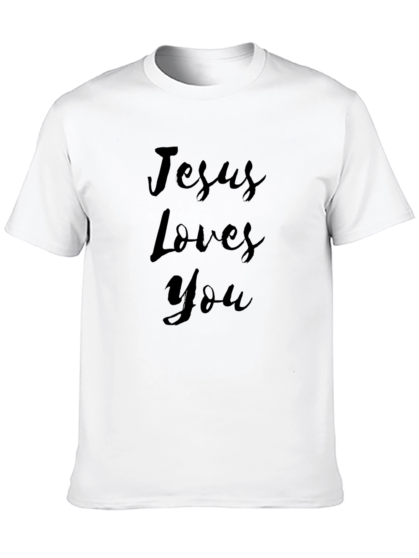 Jesus Loves You Black T-Shirt