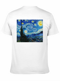 Starry Night Graphic Tee - Classic Art Shirt