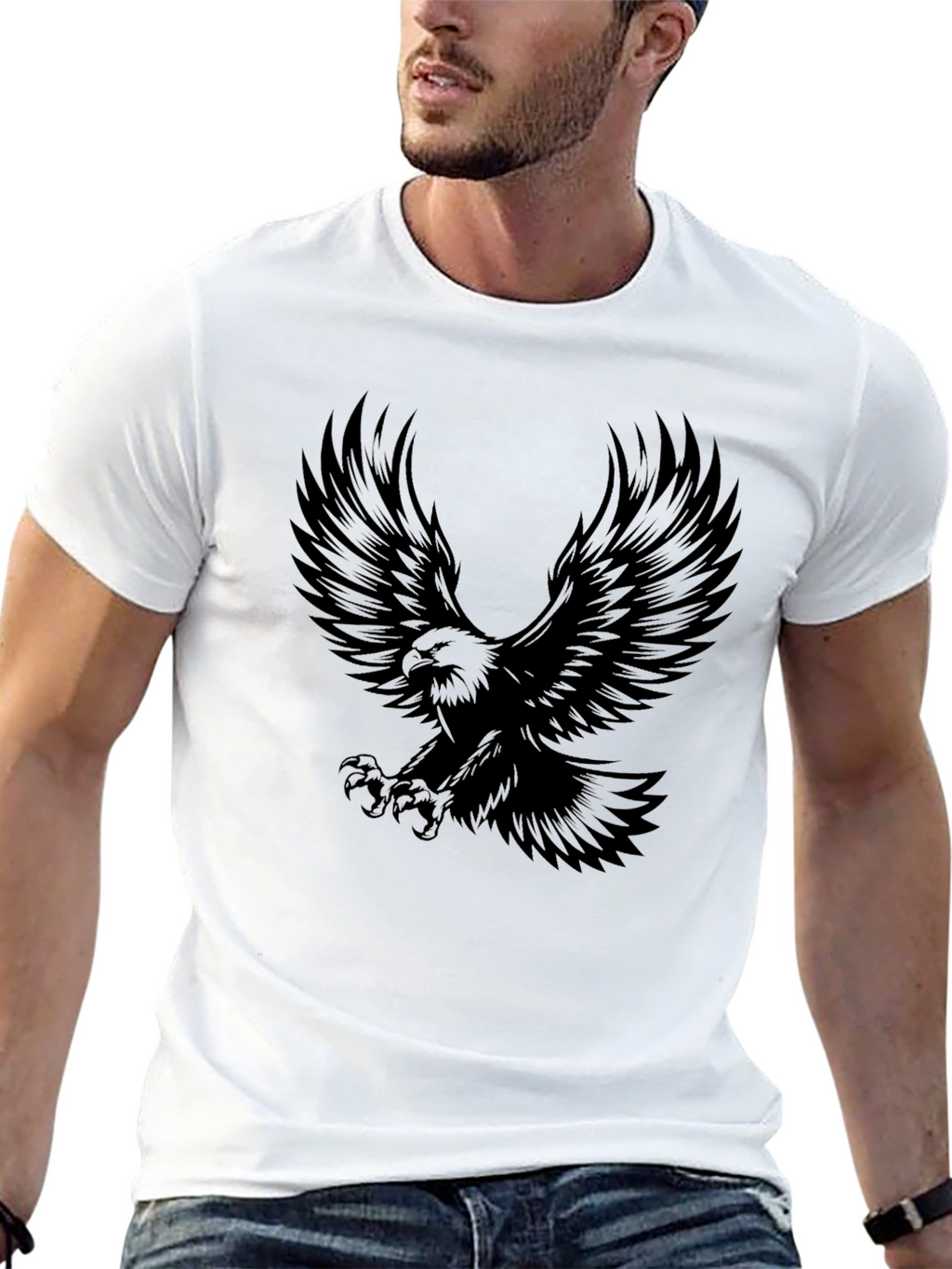 Black Eagle Graphic T-Shirt