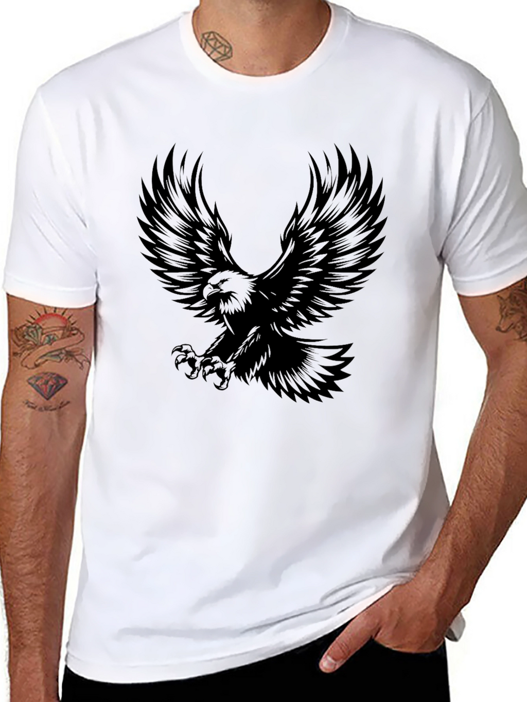 Black Eagle Graphic T-Shirt