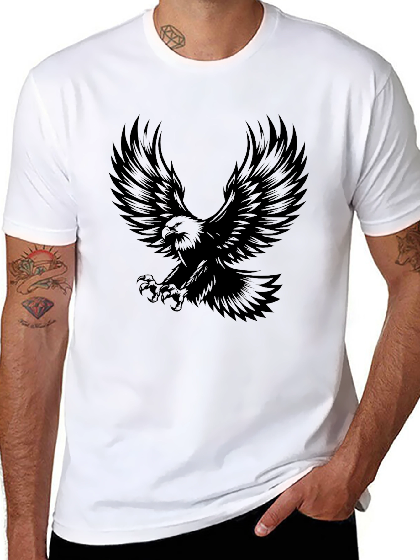 Black Eagle Graphic T-Shirt