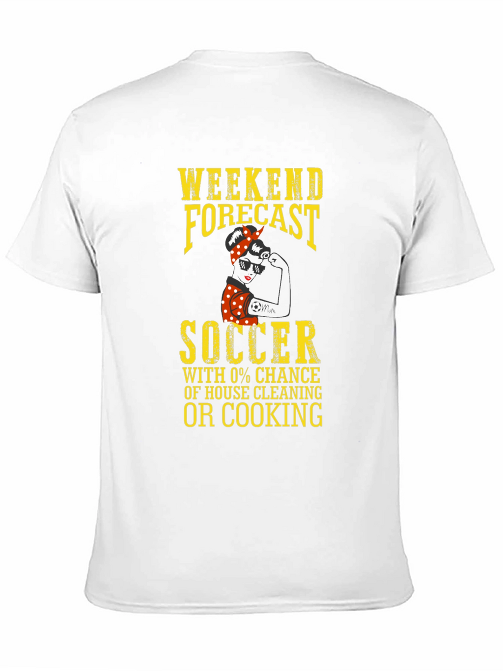 Weekend Forecast Soccer Graphic T-Shirt