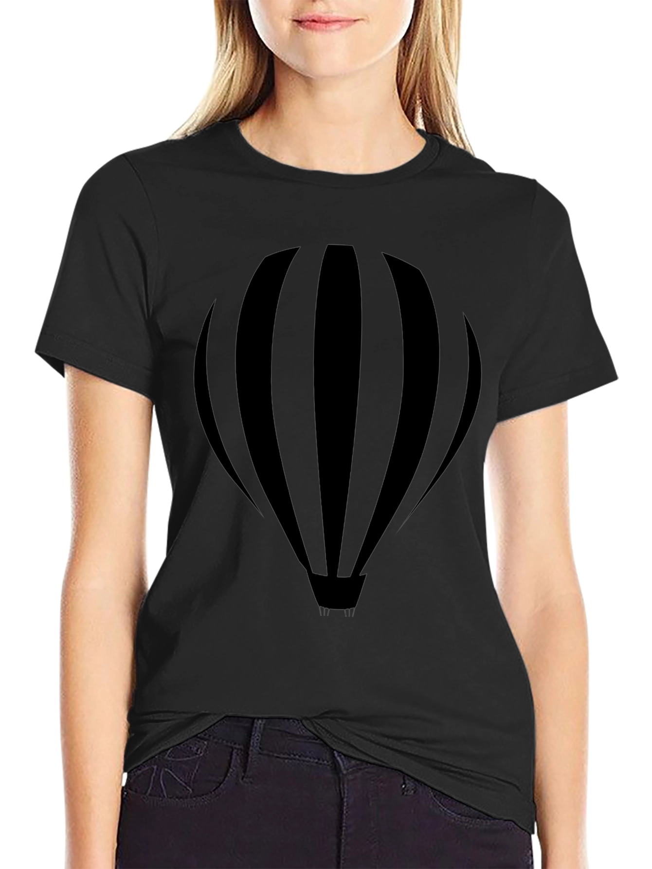 Black Balloon Graphic Tee - Stylish & Comfortable
