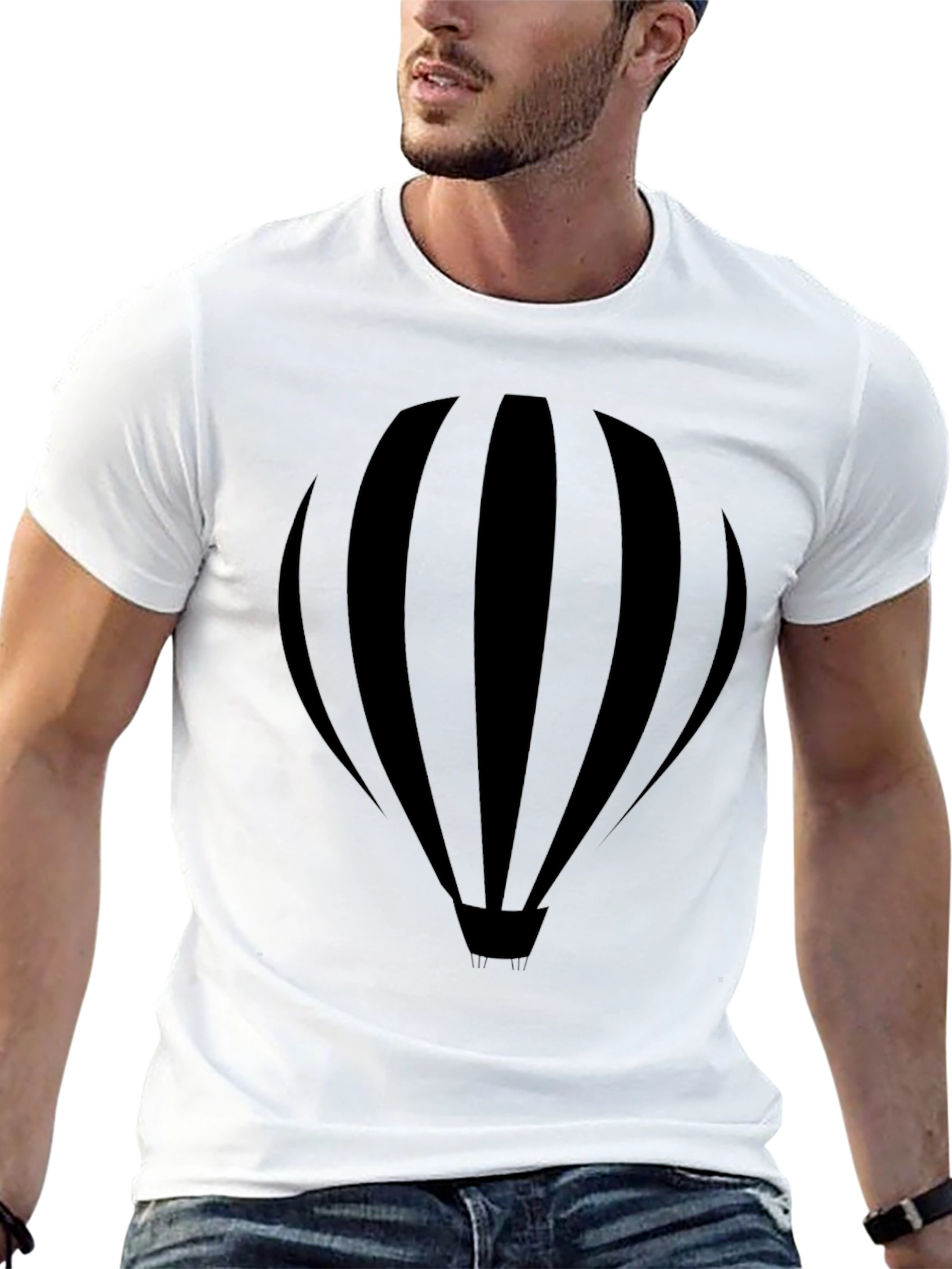 Black Balloon Graphic Tee - Stylish & Comfortable