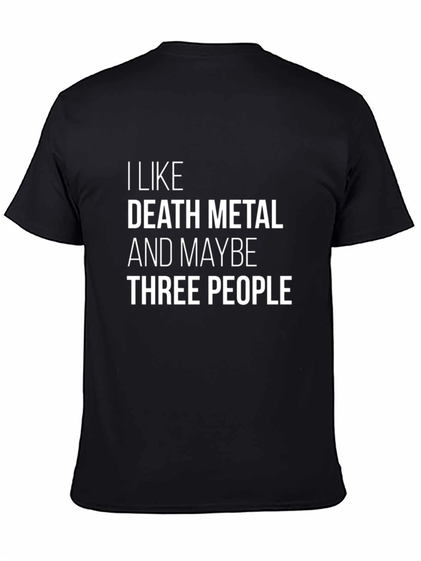 Death Metal & 3 People Graphic T-Shirt