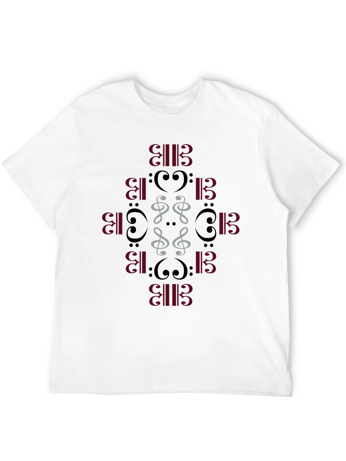 Musical Notes Graphic Tee - Stylish & Unique T-Shirt