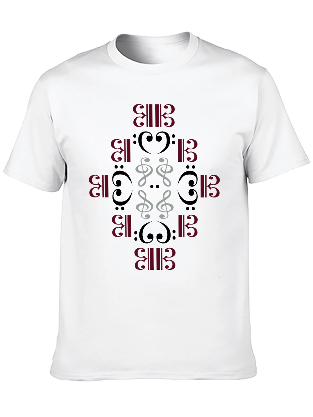Musical Notes Graphic Tee - Stylish & Unique T-Shirt