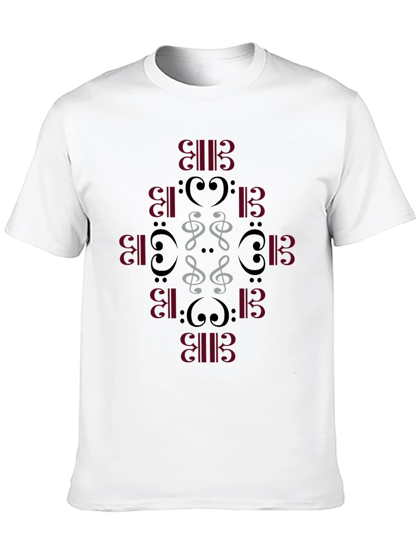 Musical Notes Graphic Tee - Stylish & Unique T-Shirt