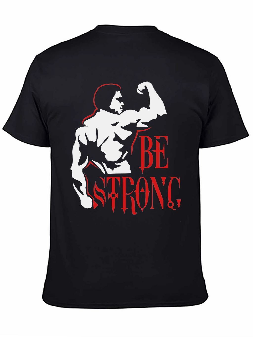 Be Strong Graphic T-Shirt - Black