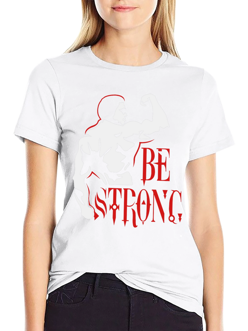 Be Strong Graphic T-Shirt - Black