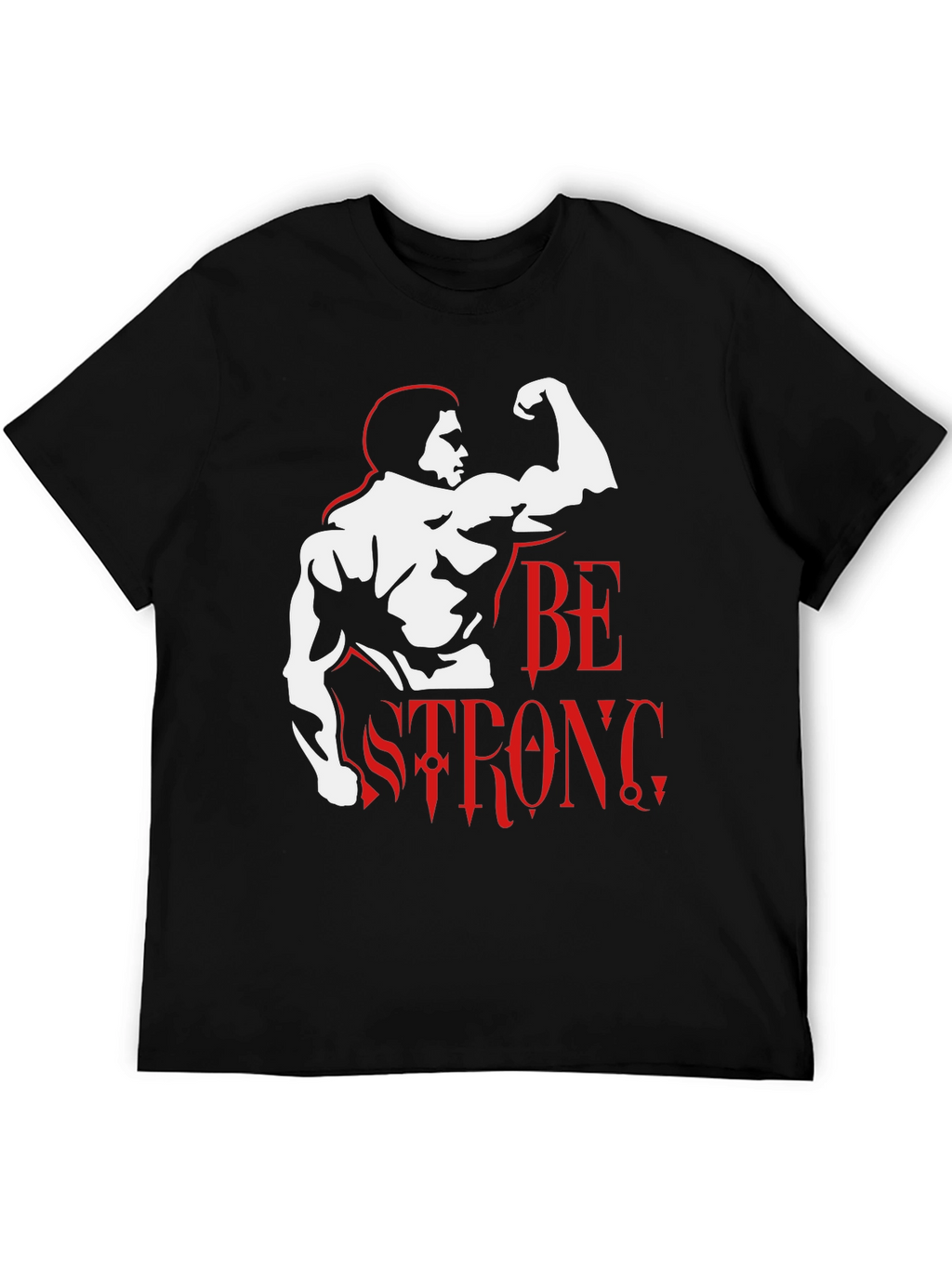 Be Strong Graphic T-Shirt - Black