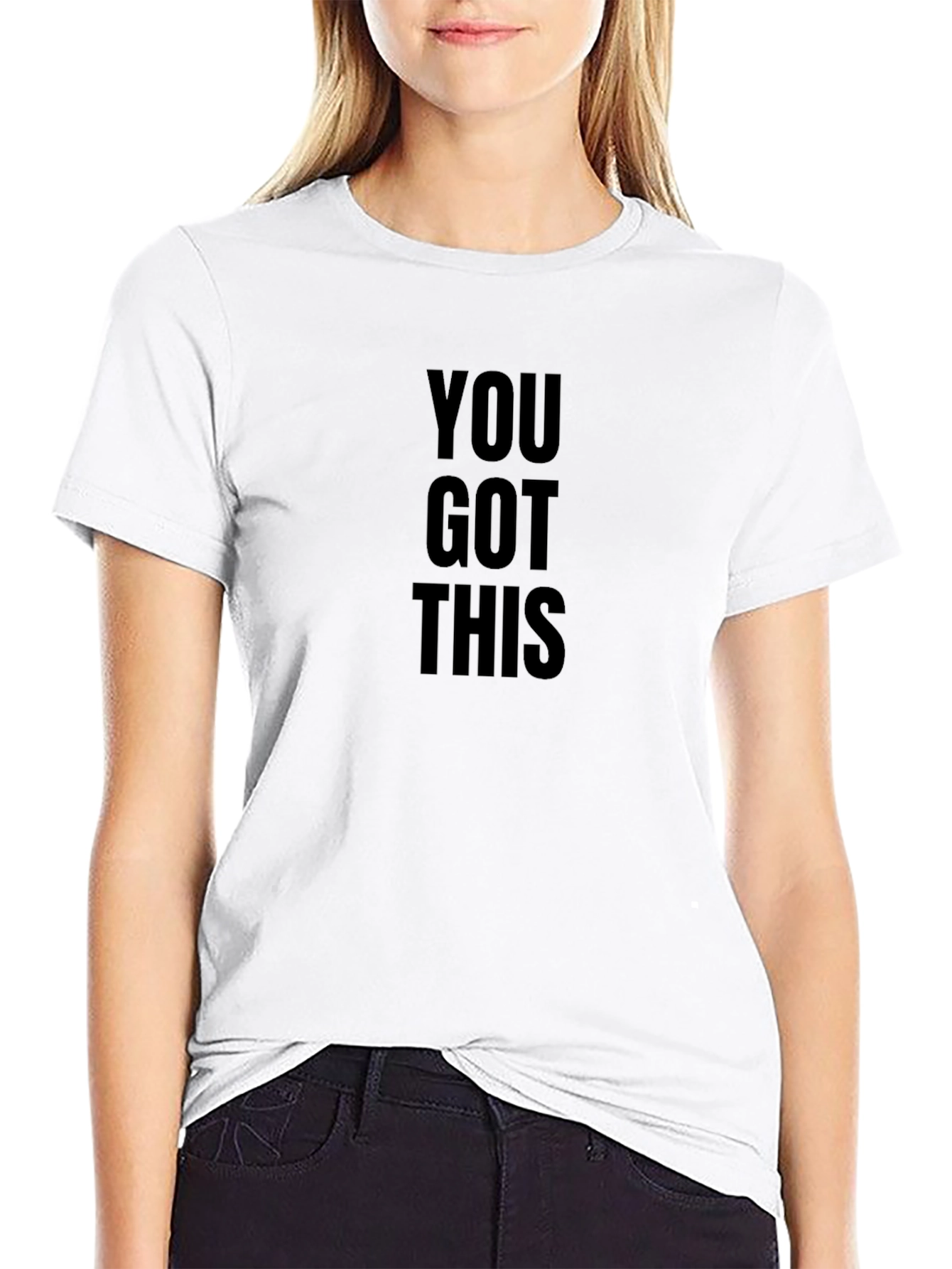 Motivational You Got This Black T-Shirt