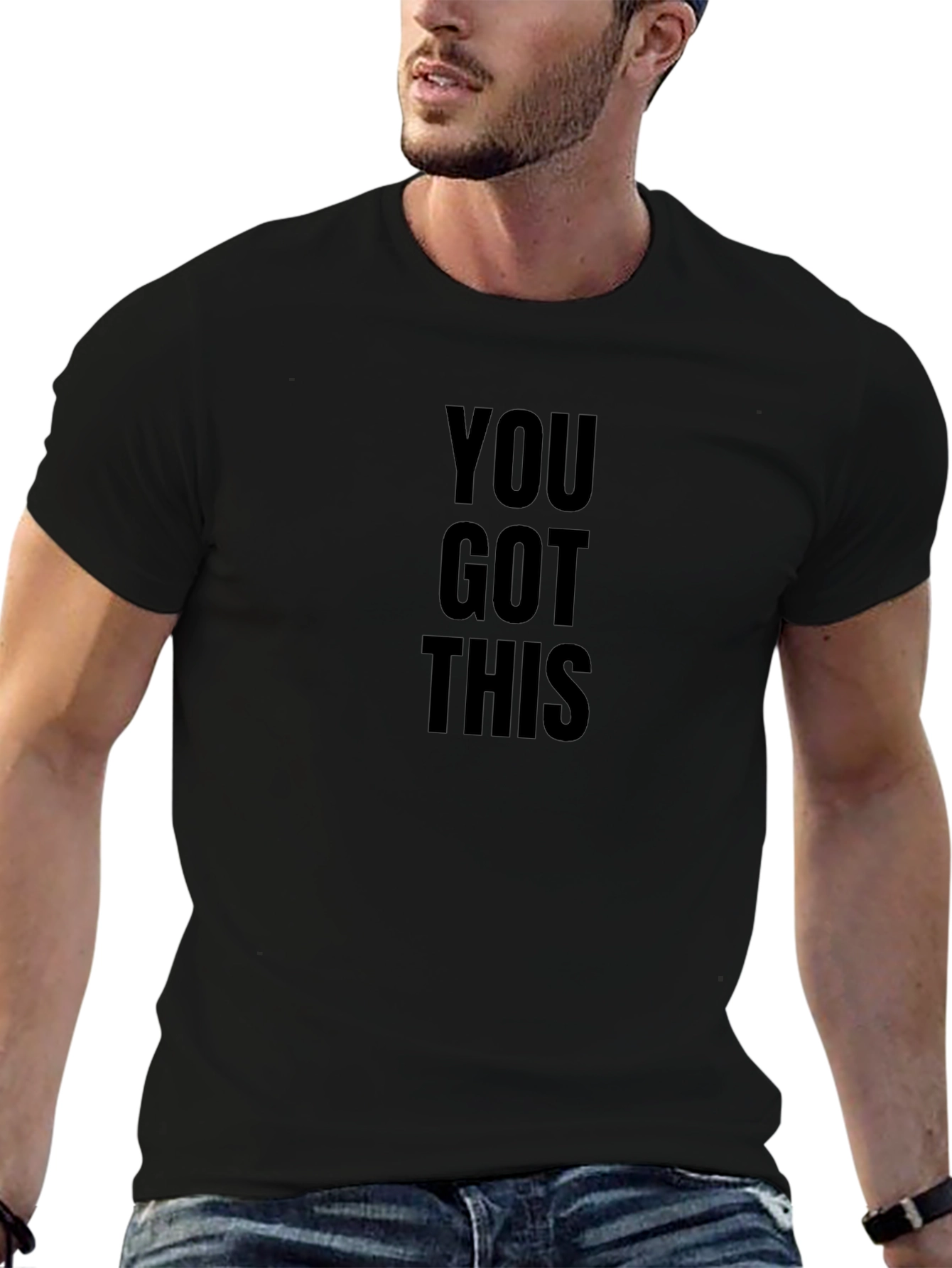 Motivational You Got This Black T-Shirt