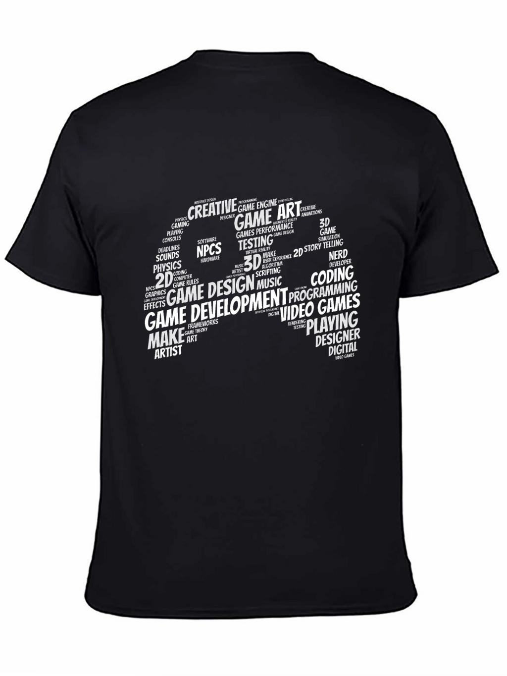 Game Development Word Art T-Shirt