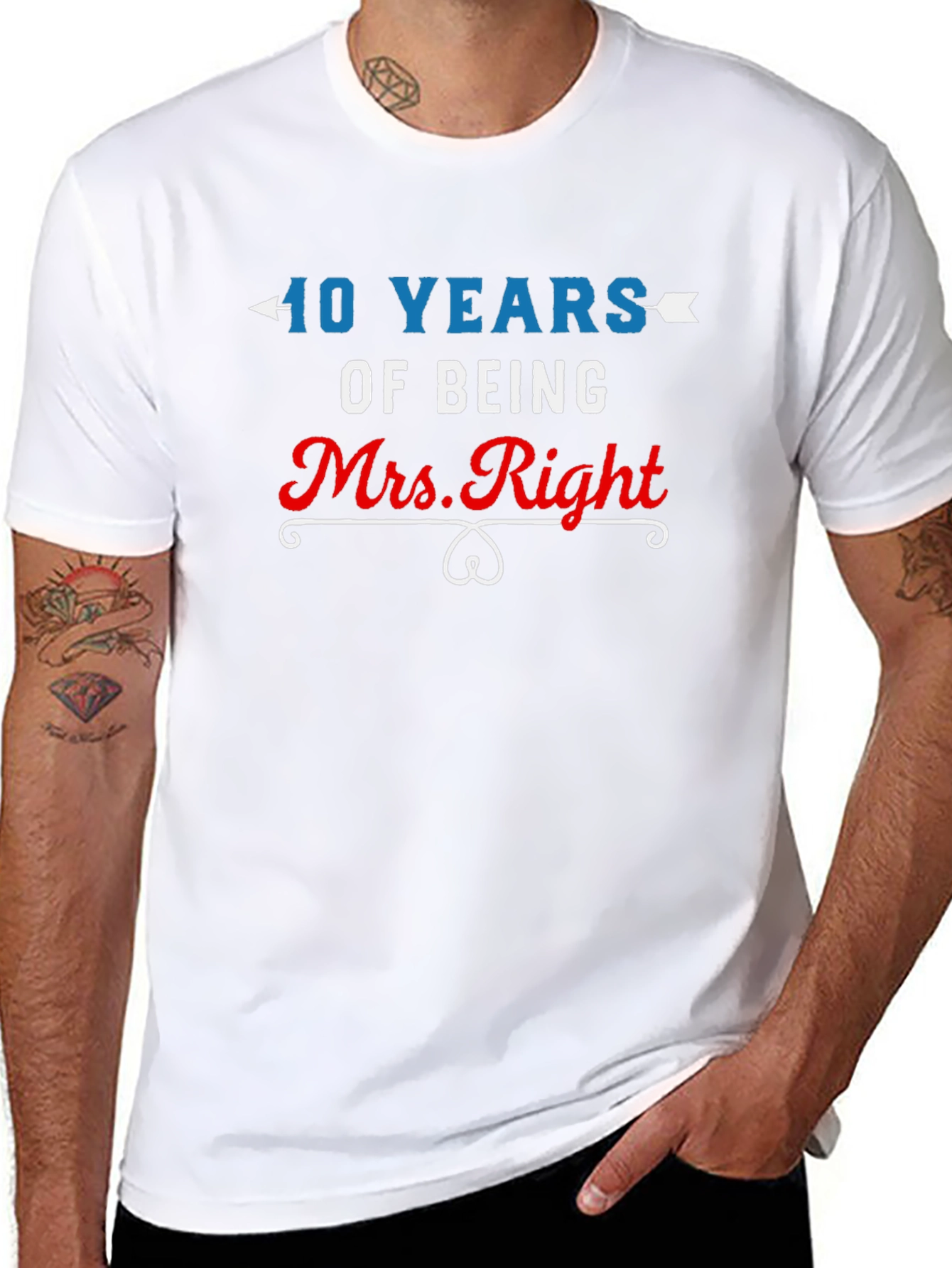 40 Years of Being Mrs. Right T-Shirt