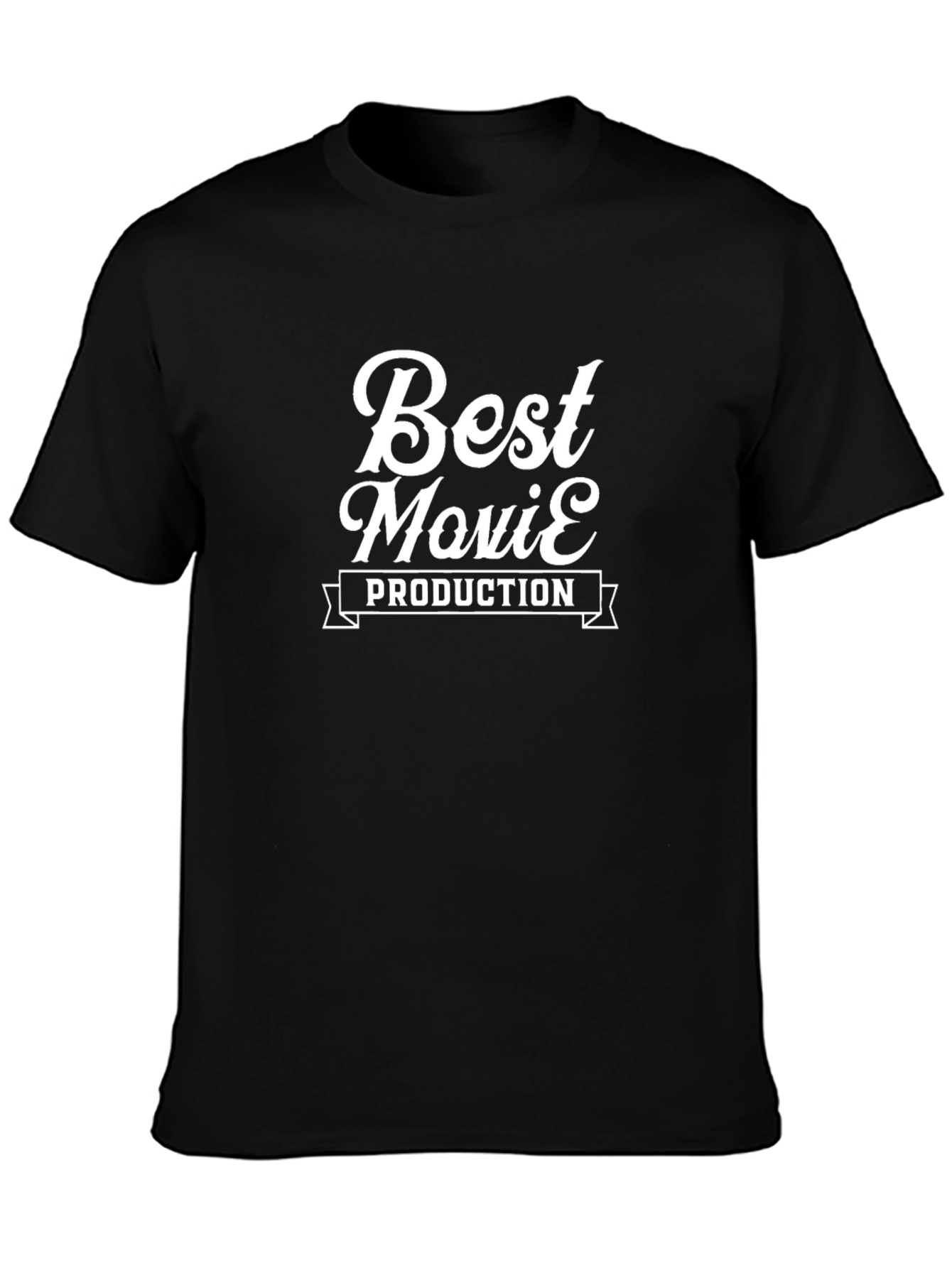 Best Movie Production Black T-Shirt