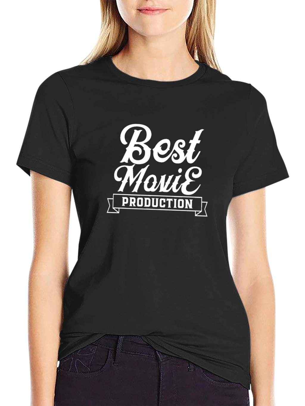 Best Movie Production Black T-Shirt