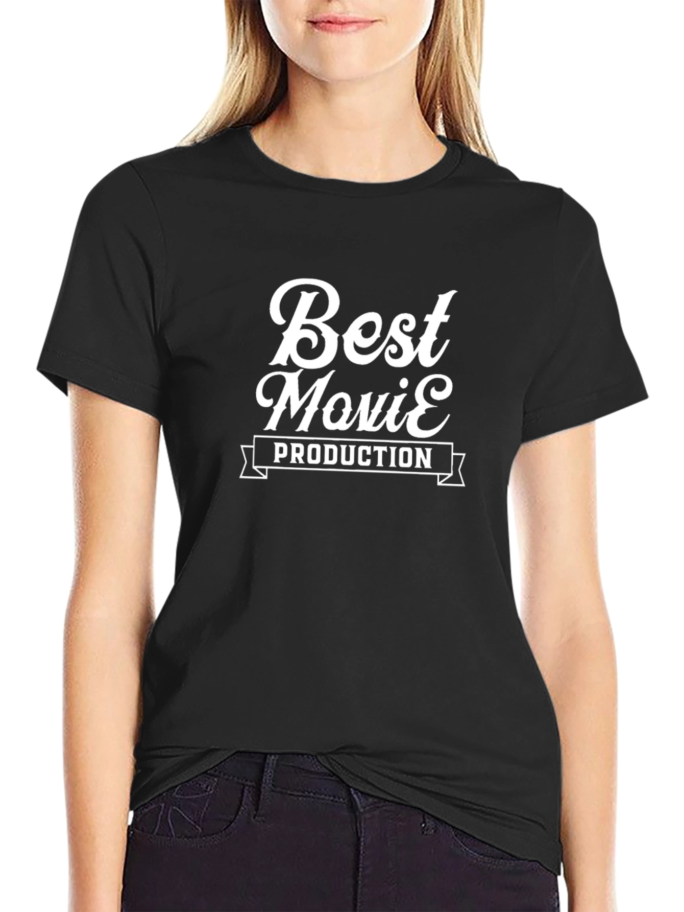 Best Movie Production Black T-Shirt