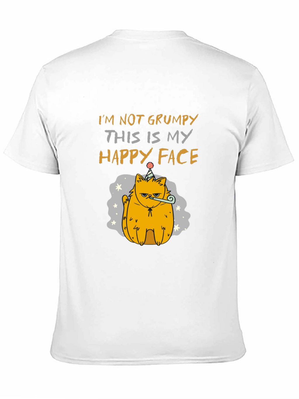 Grumpy Cat T-Shirt - Happy Face Design