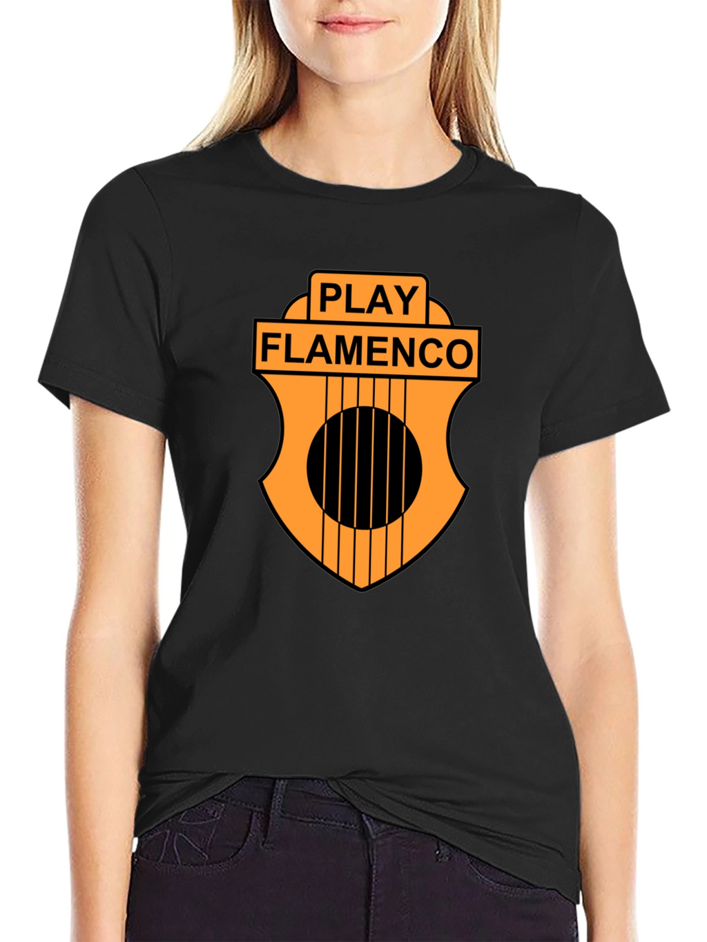 Play Flamenco Black T-Shirt