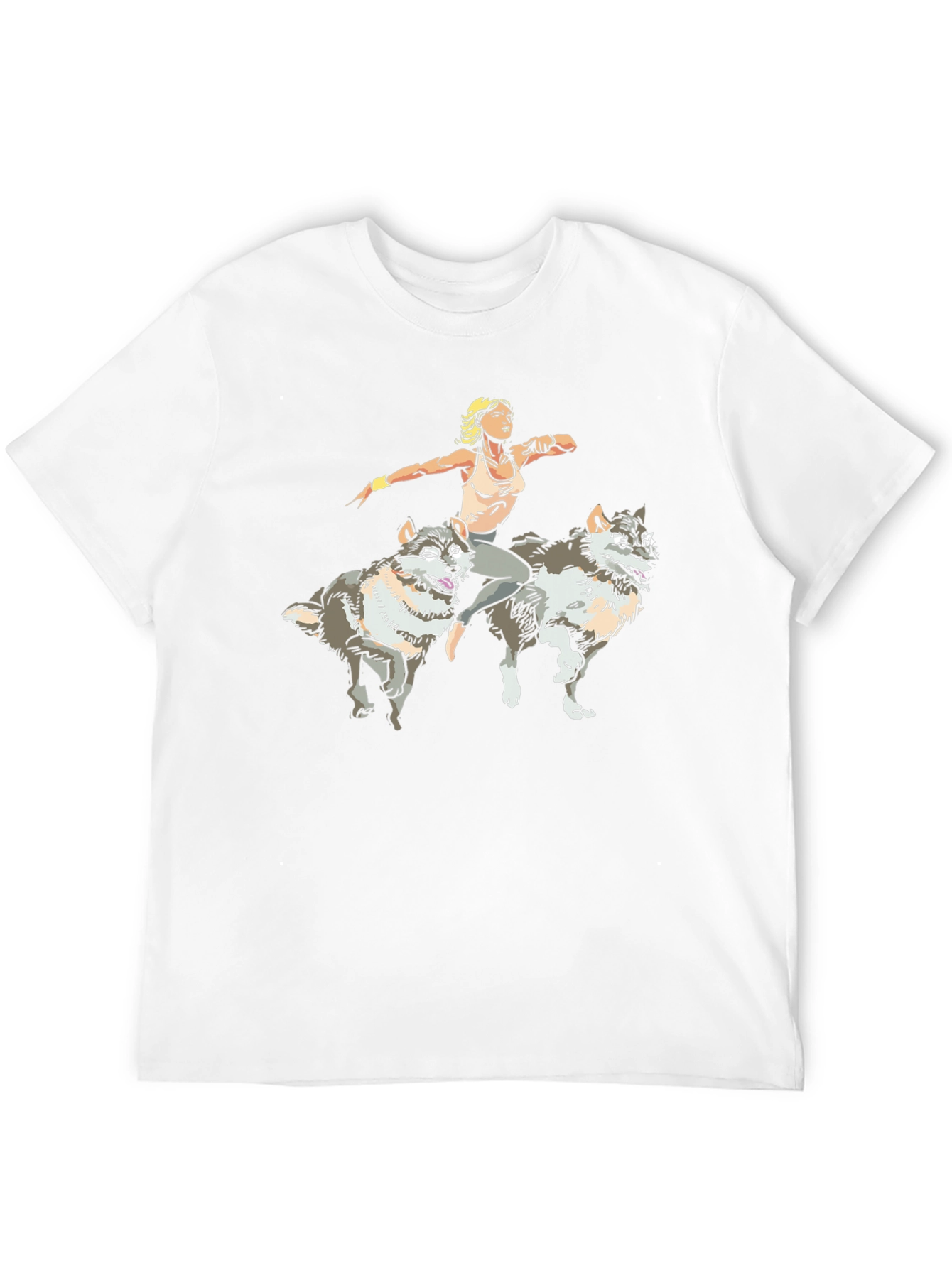 Wolf Rider Graphic T-Shirt - Unisex Design