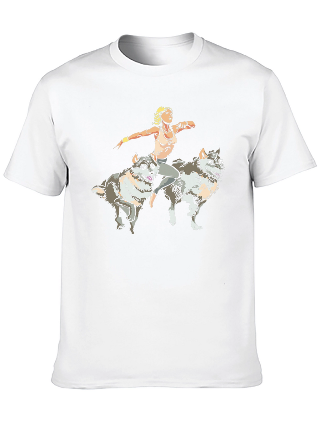 Wolf Rider Graphic T-Shirt - Unisex Design