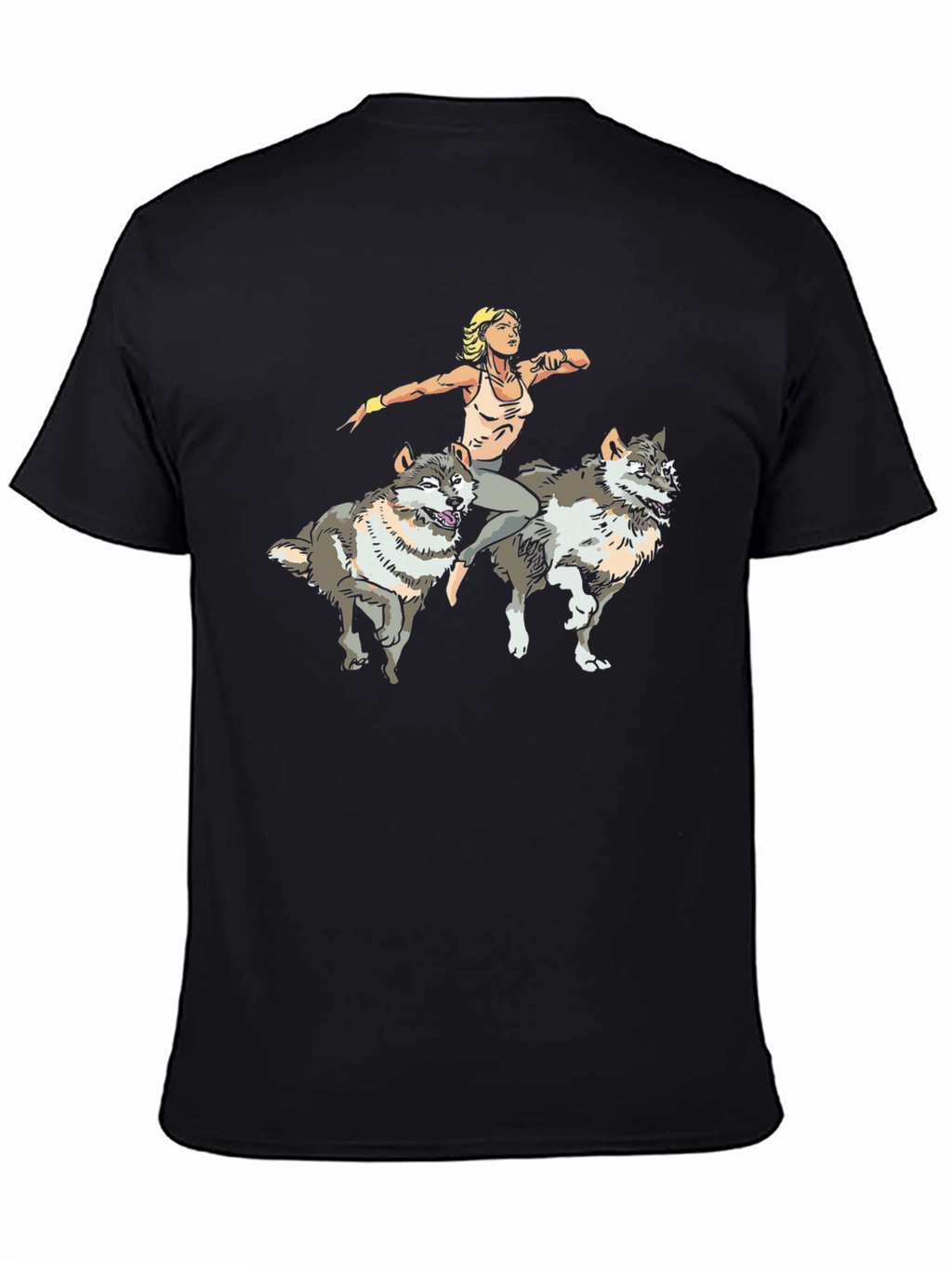 Wolf Rider Graphic T-Shirt - Unisex Design
