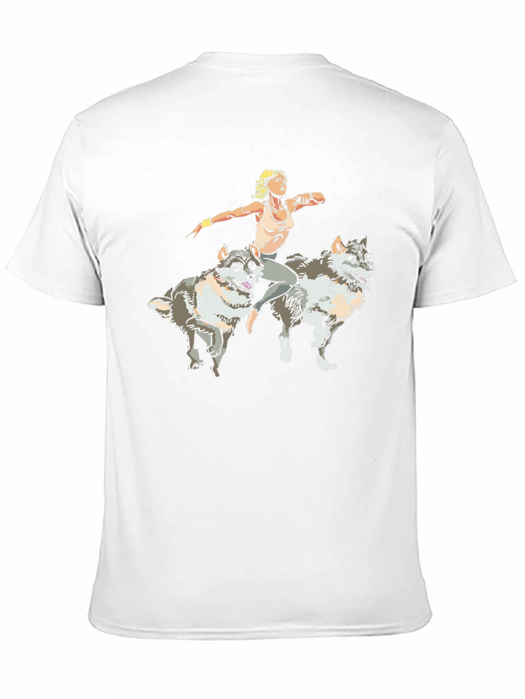 Wolf Rider Graphic T-Shirt - Unisex Design