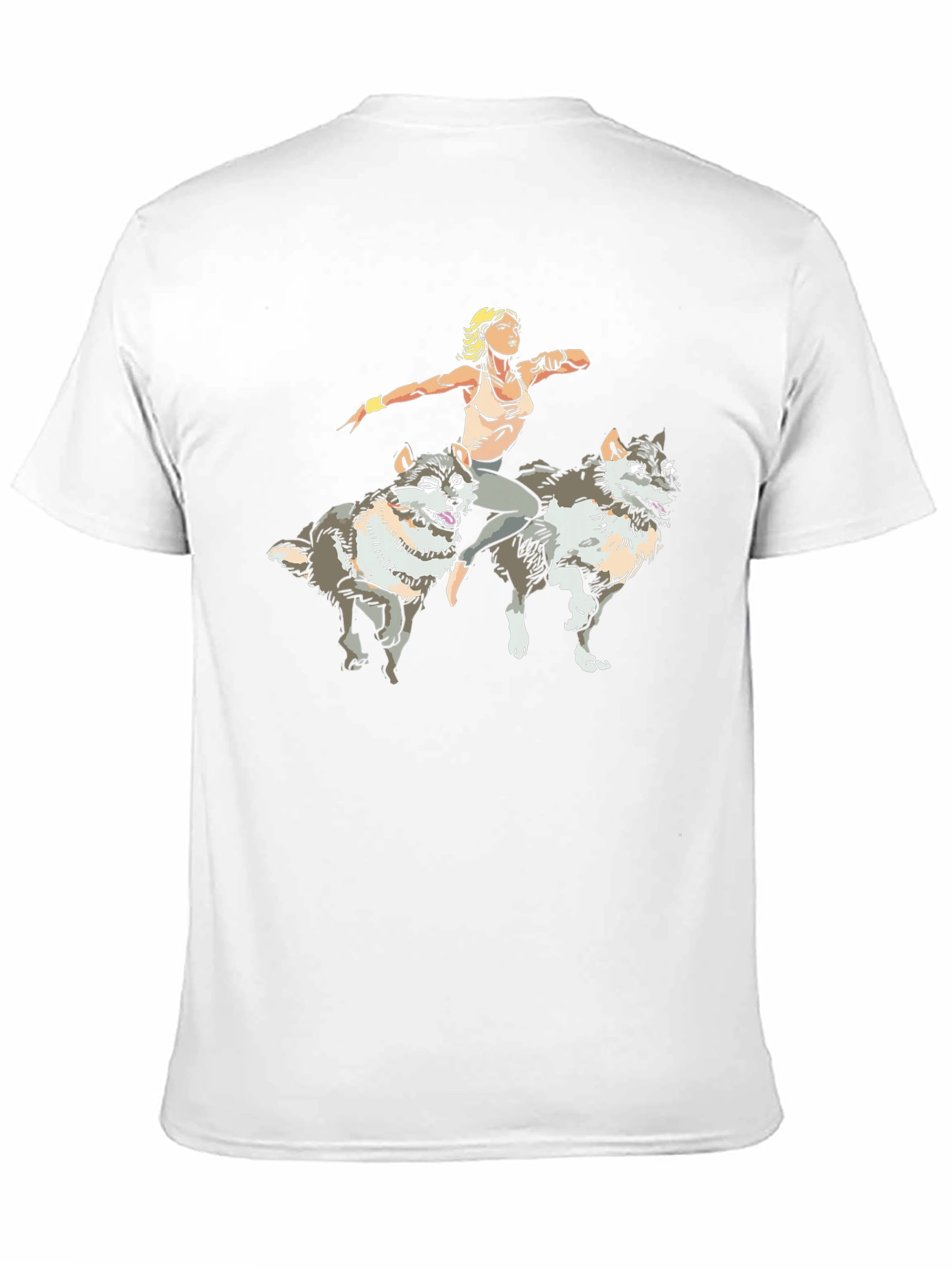 Wolf Rider Graphic T-Shirt - Unisex Design