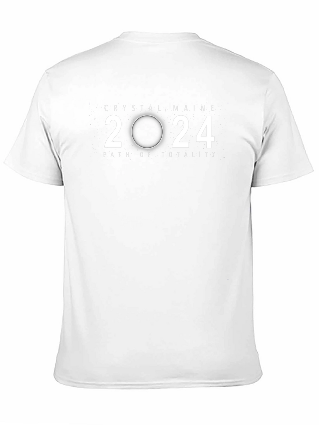 Crystal Maine 2024 Eclipse Path of Totality T-Shirt