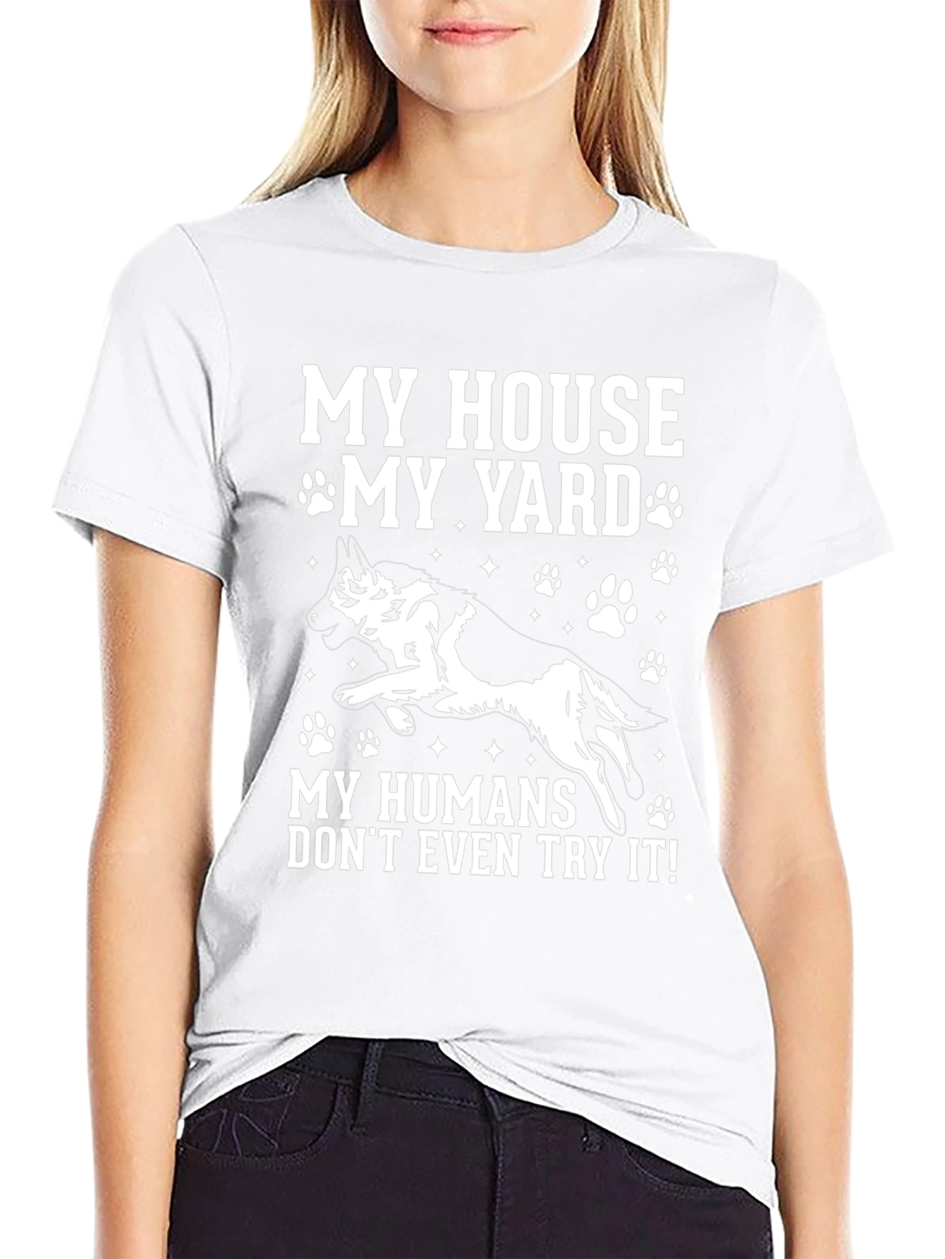 My House My Yard Dog Graphic Tee