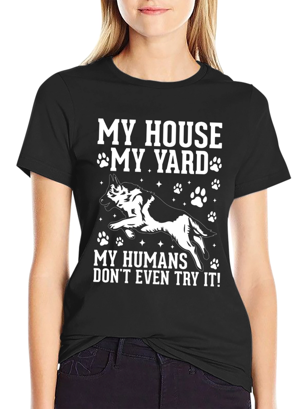 My House My Yard Dog Graphic Tee