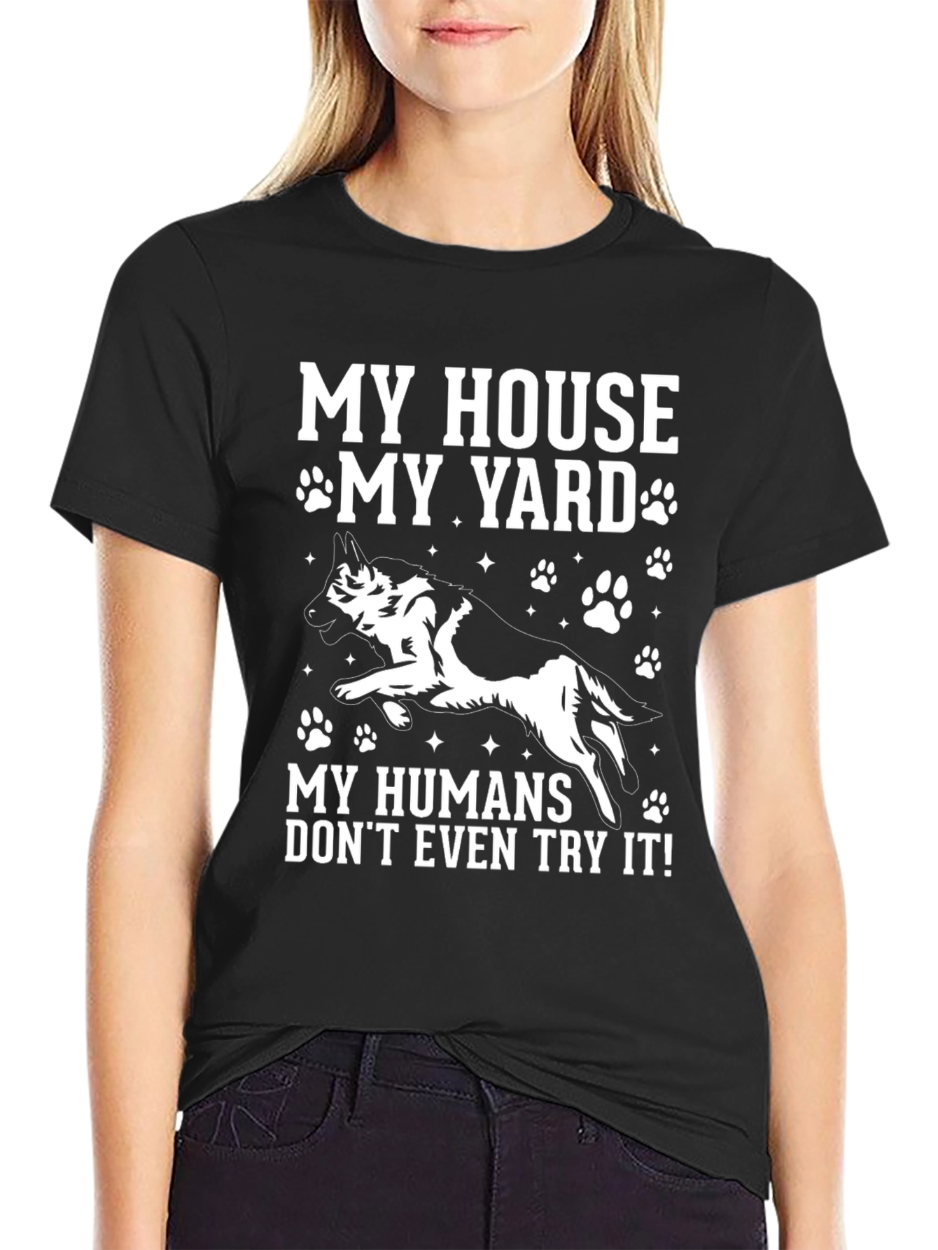My House My Yard Dog Graphic Tee