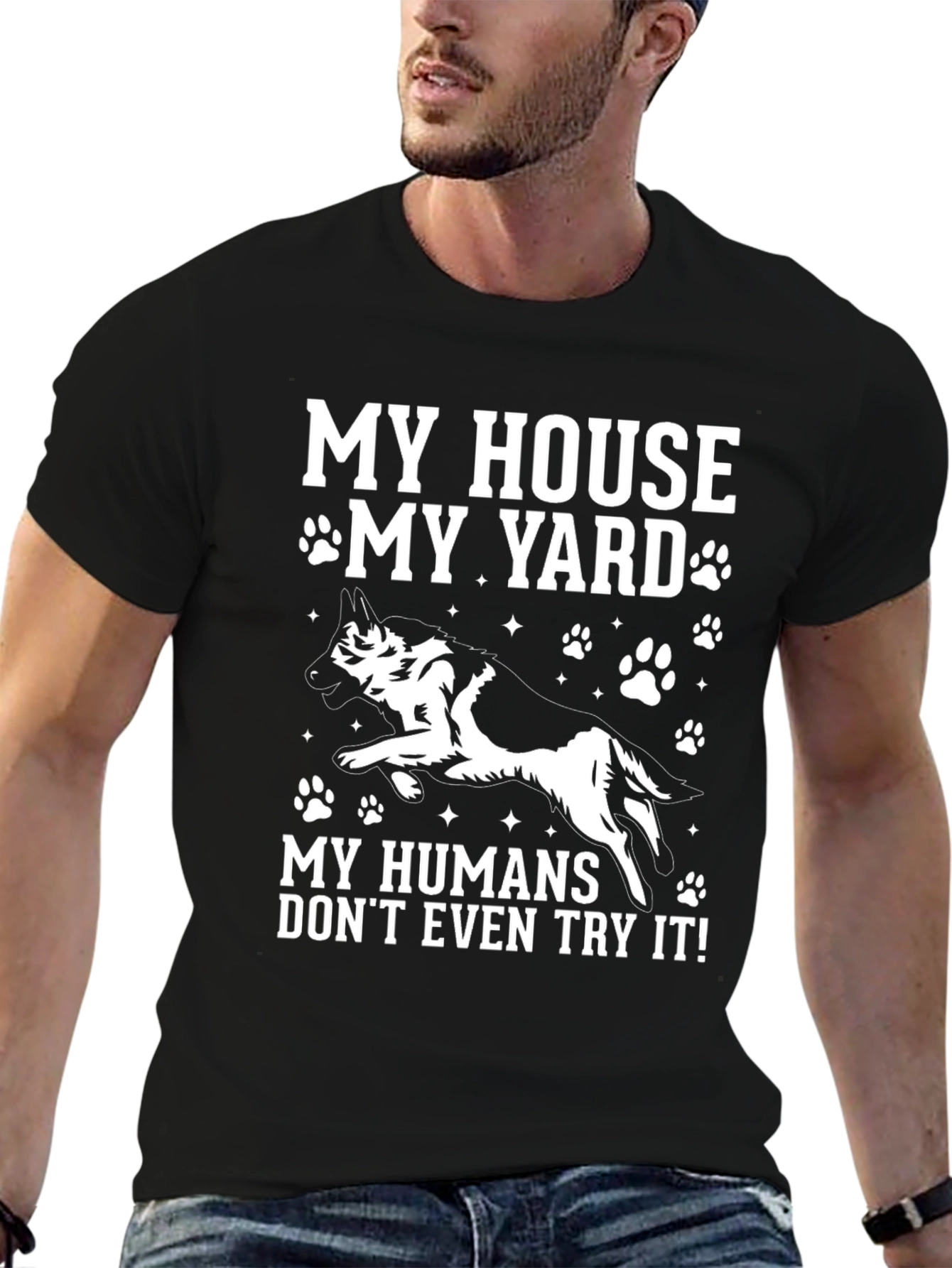 My House My Yard Dog Graphic Tee